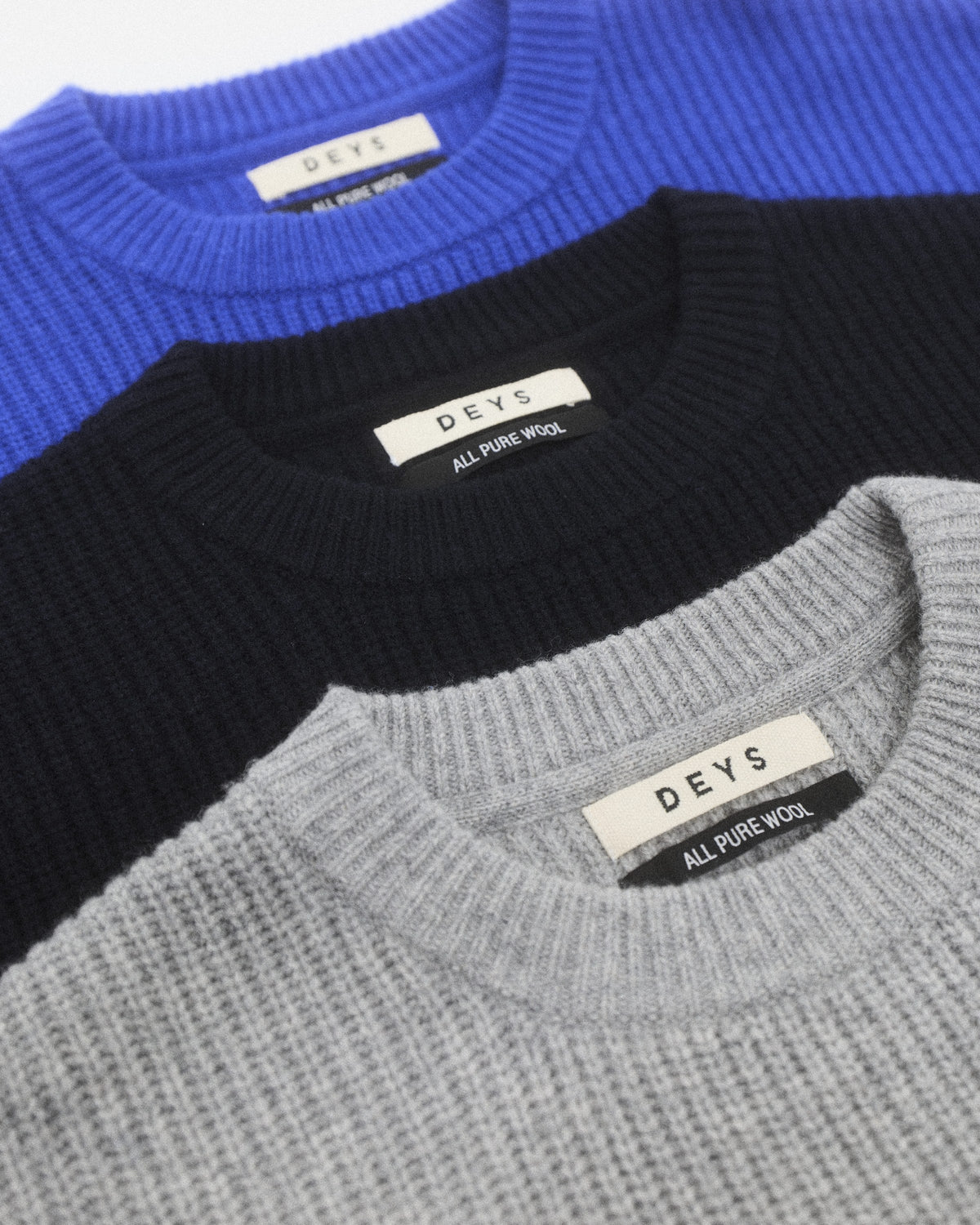 Montebello Wool Crewneck - Black detail