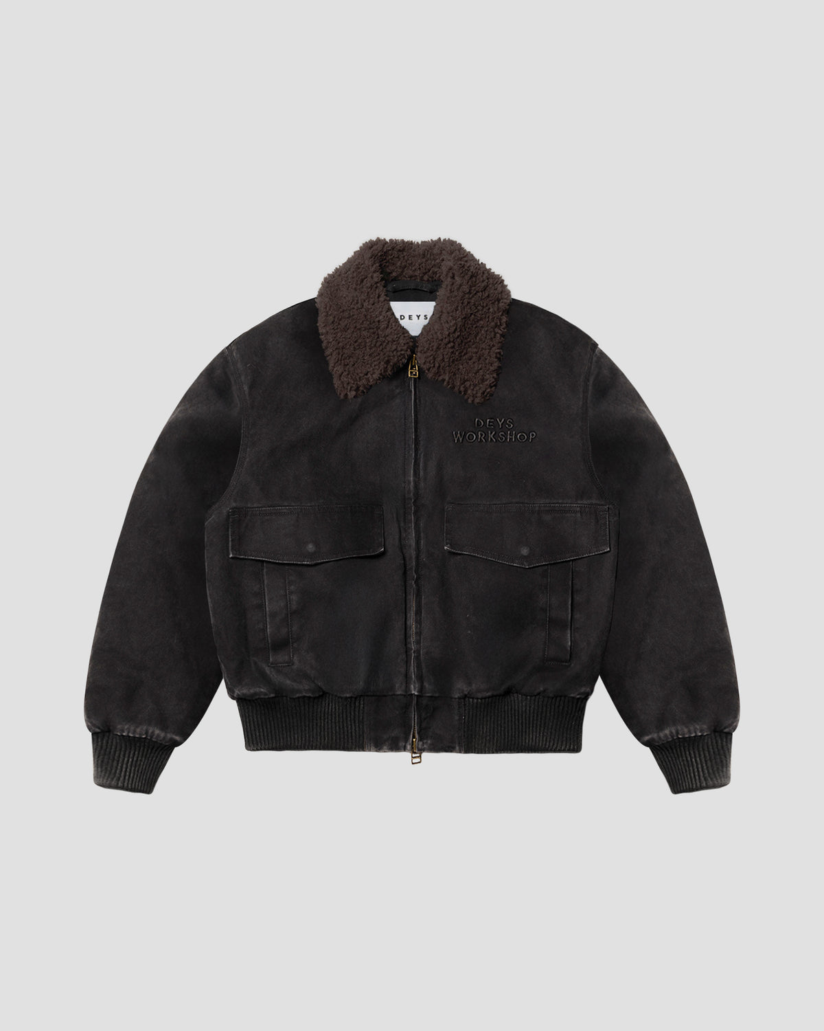 Anaheim Bomber Jacket - Washed Black — view 2