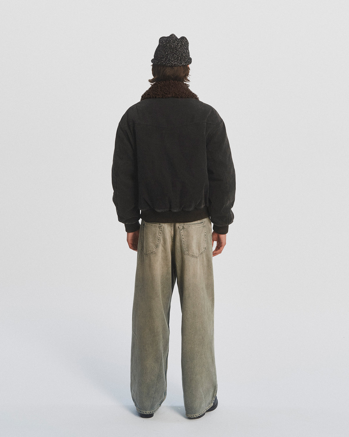 Anaheim Bomber Jacket - Washed Black — view 3