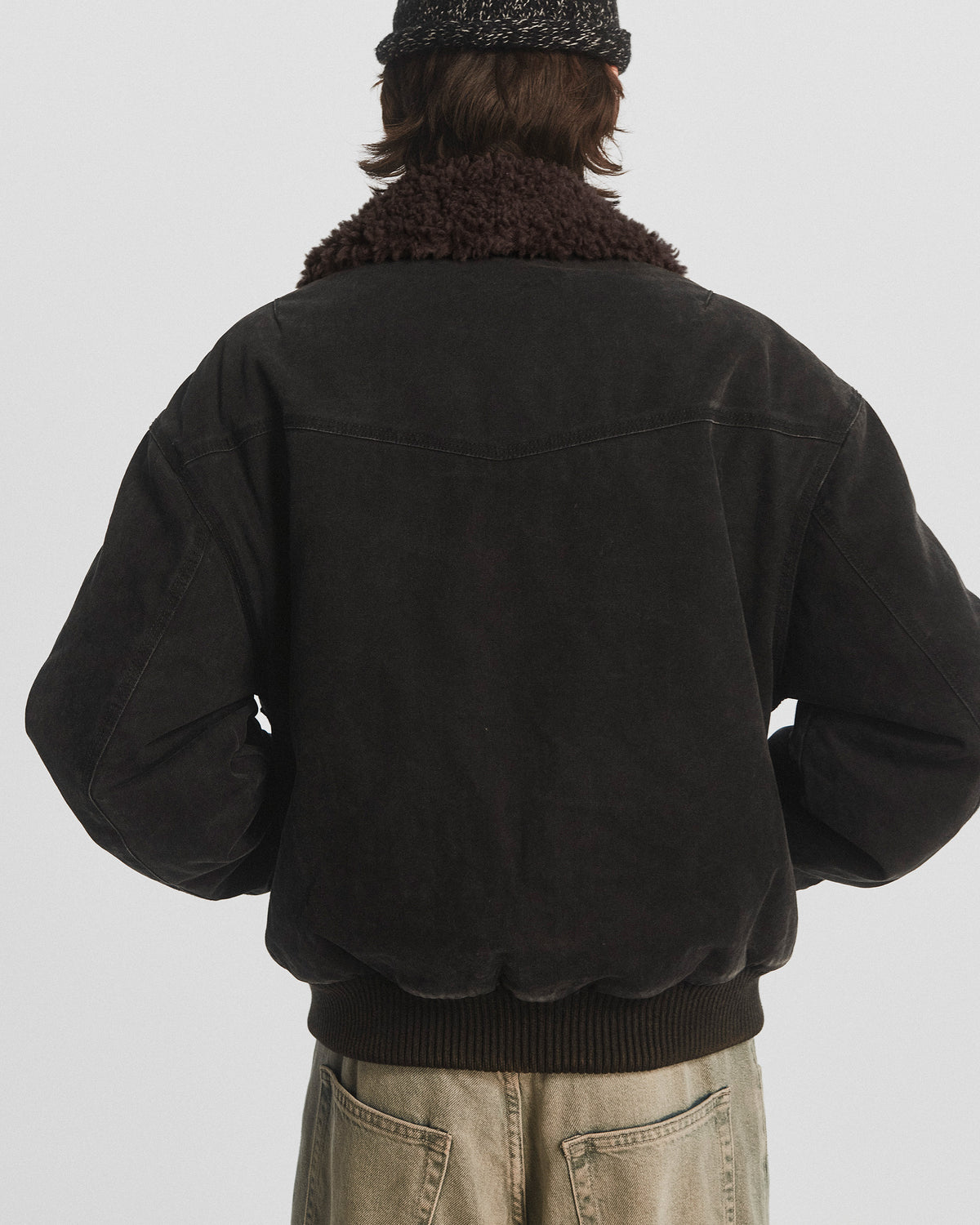 Anaheim Bomber Jacket - Washed Black — view 4