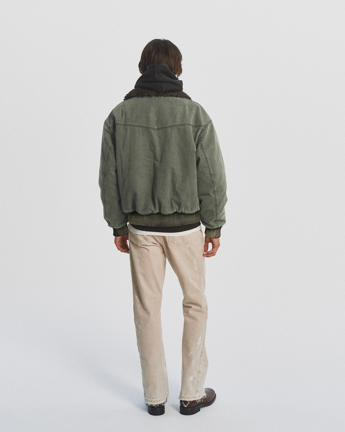 Anaheim Bomber Jacket - Washed Green — view 3
