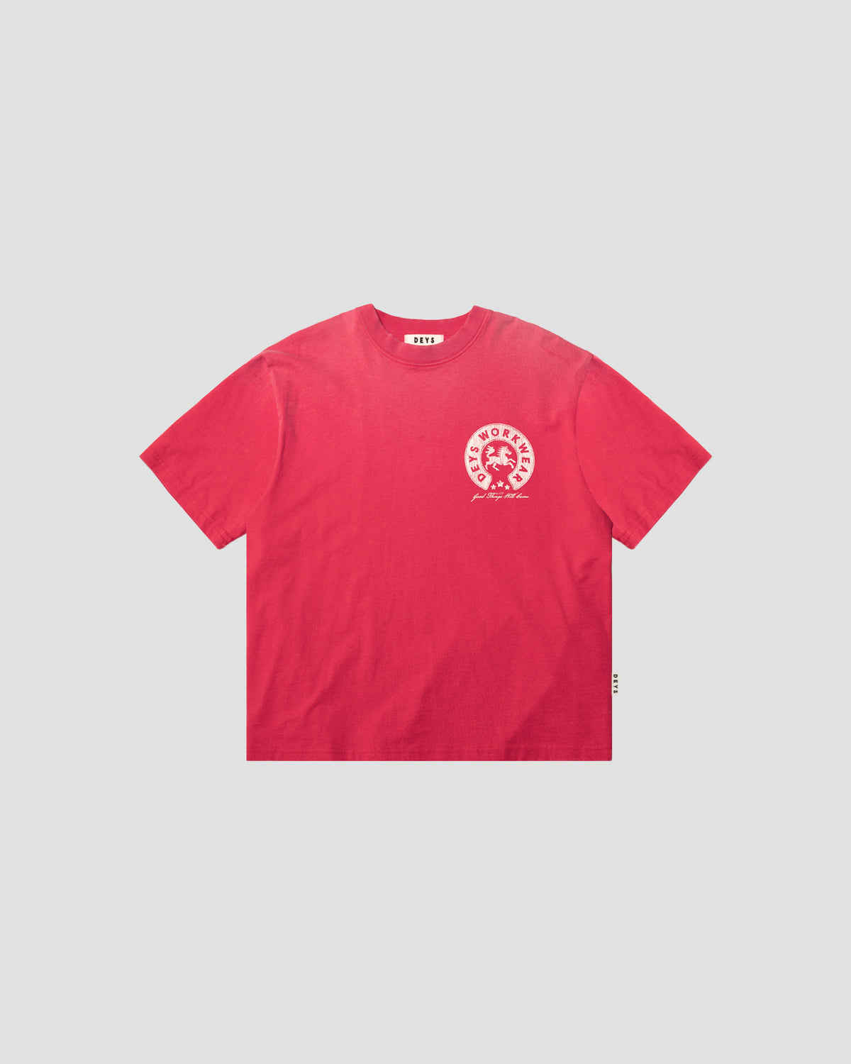 Brentwood Tee - Washed Red — view 2