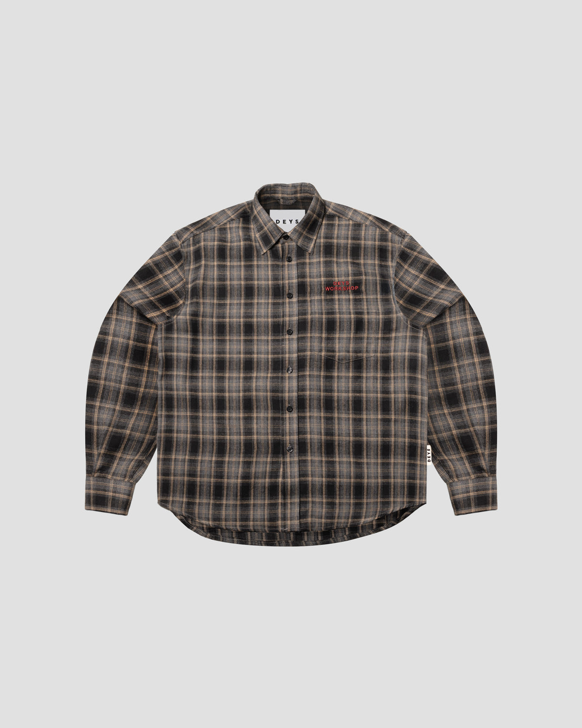 Colton Flannel - Grey Check — view 2