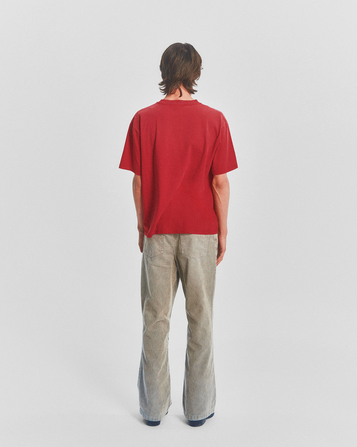 Brentwood Tee - Washed Red — view 4