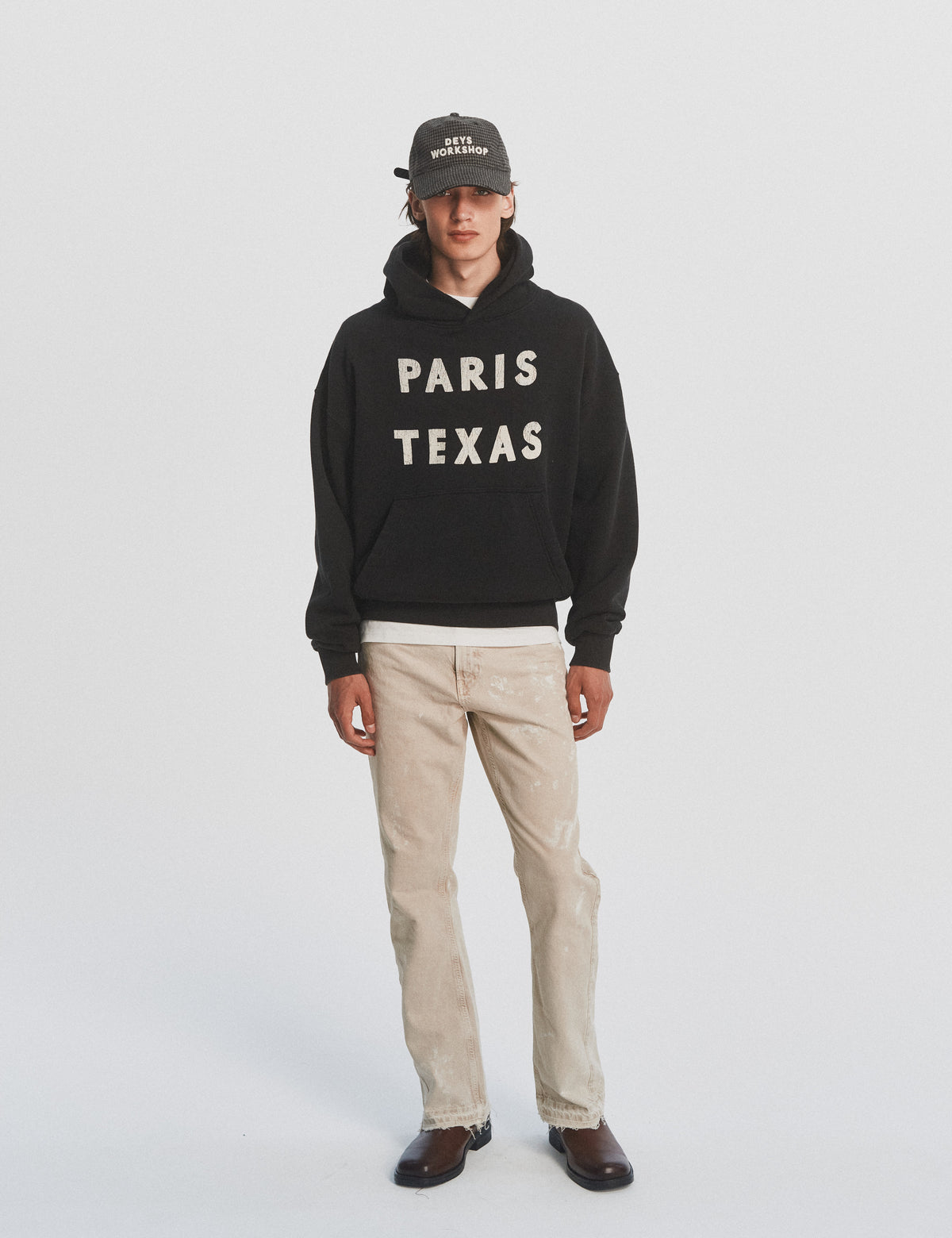 Pomona Hoodie - Washed Black — view 1