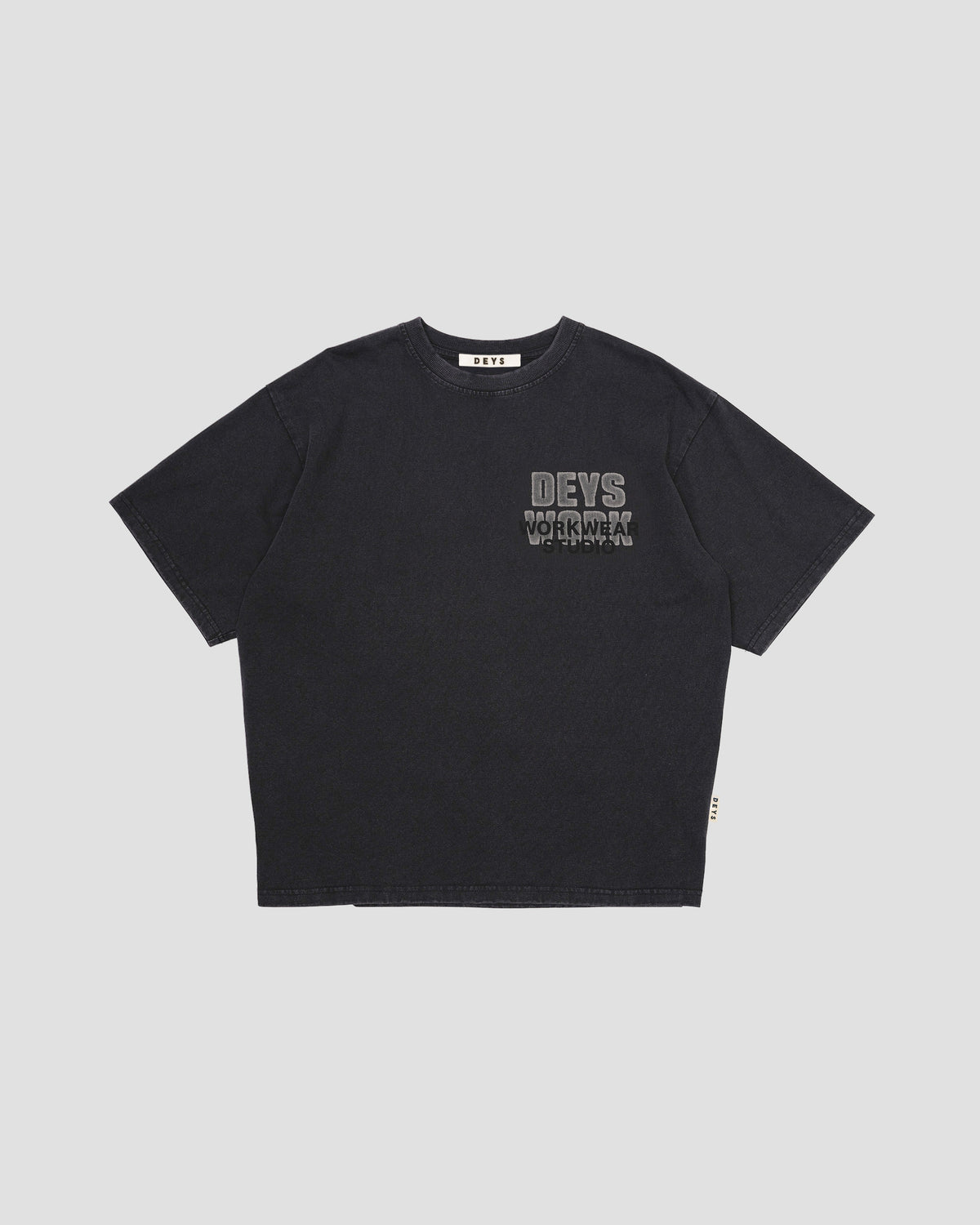 Norwalk Tee - Washed Black — view 2