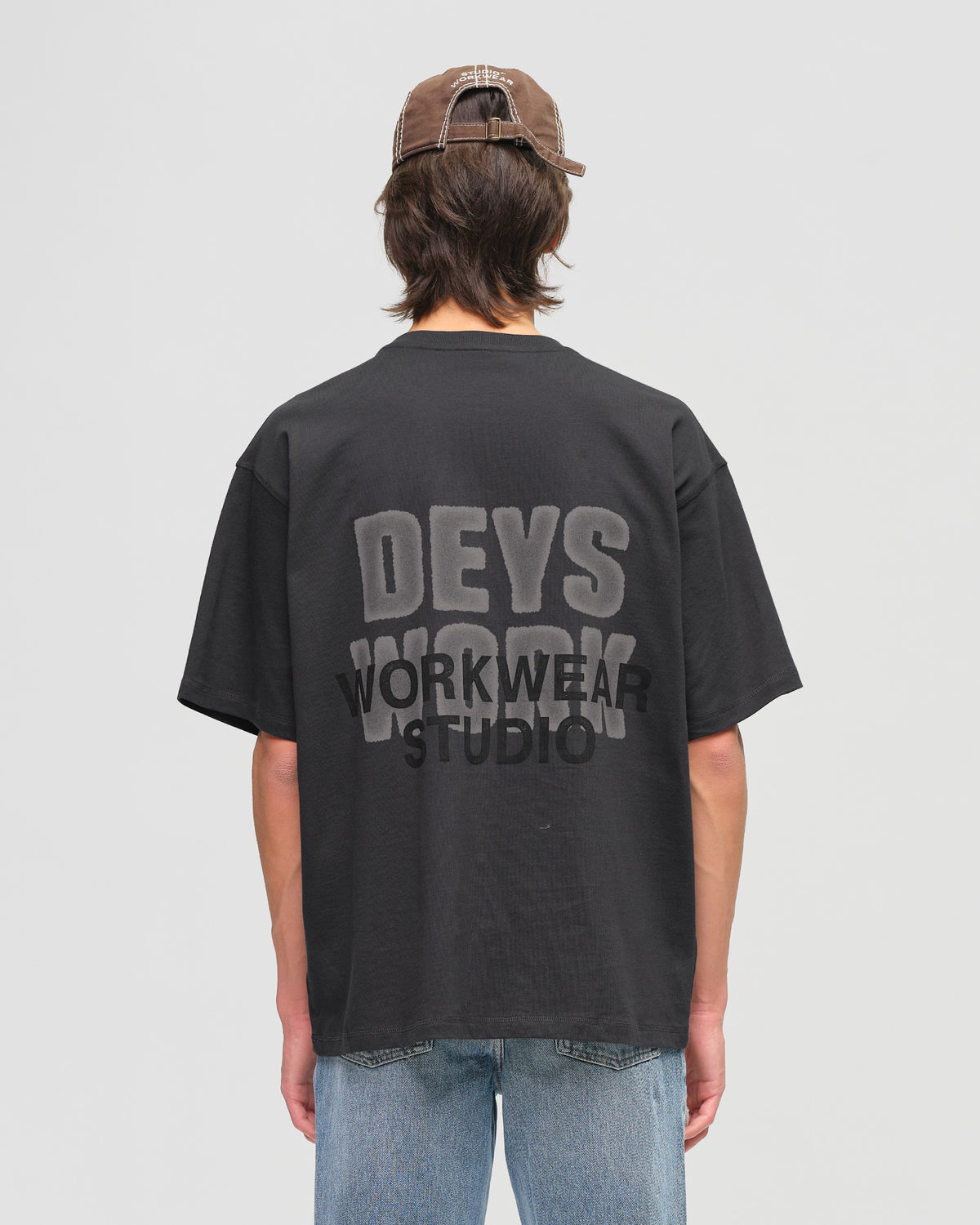 Norwalk Tee - Washed Black — view 3