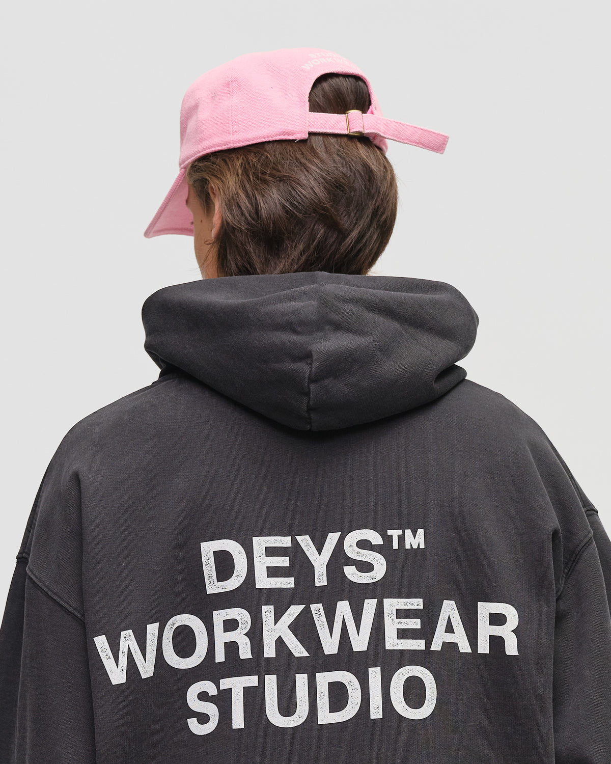 Hillside Hoodie - Washed Black — view 4