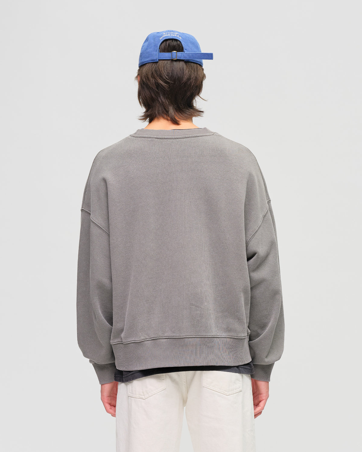 Lawndale Crewneck - Washed Grey — view 3