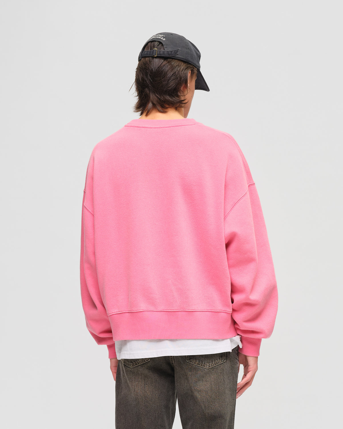 Lawndale Crewneck - Washed Pink — view 3