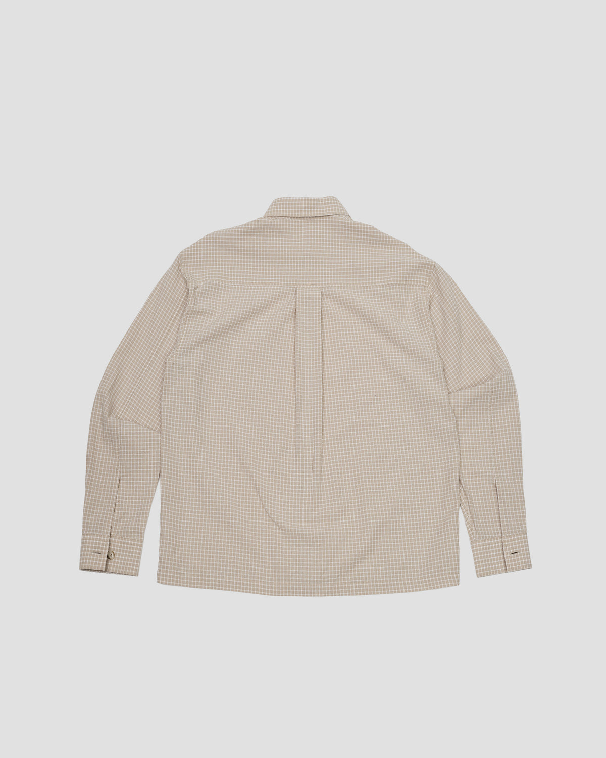 Bellflower Shirt - Beige Check — view 5