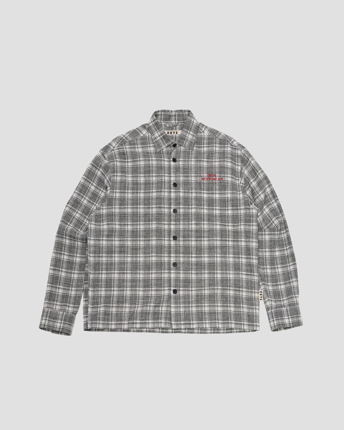 Bellflower Spring Flannel - Charcoal Check — view 2