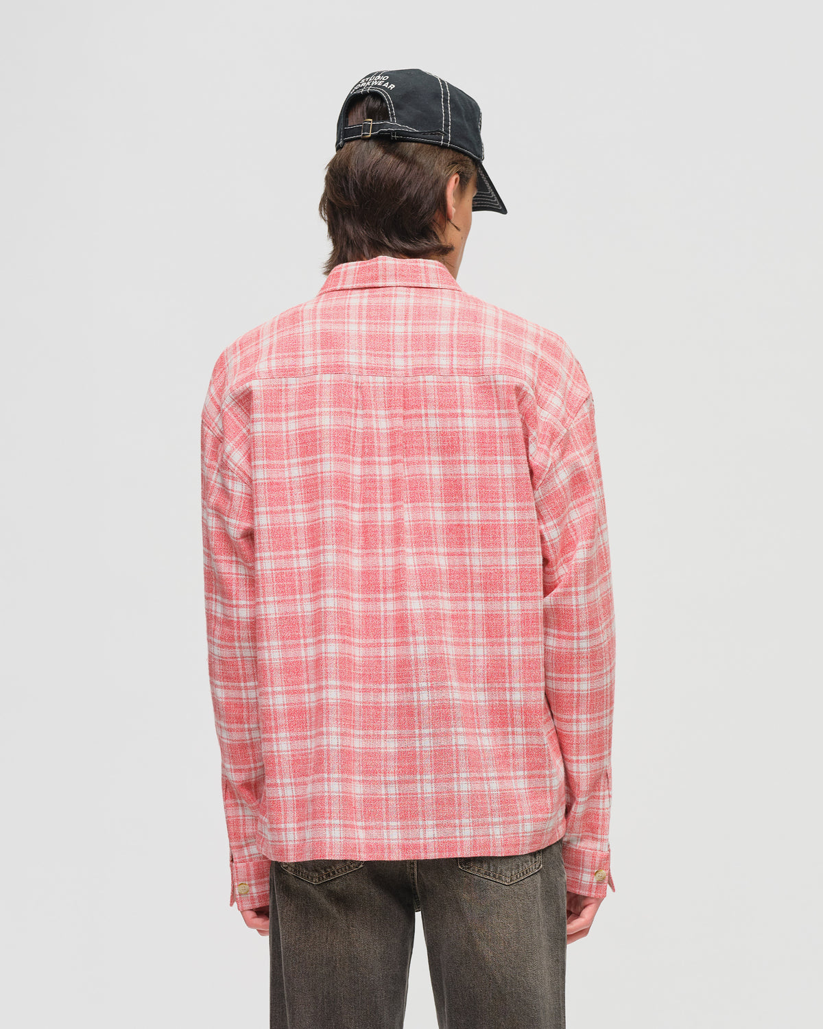 Bellflower Spring Flannel - Red Check — view 3
