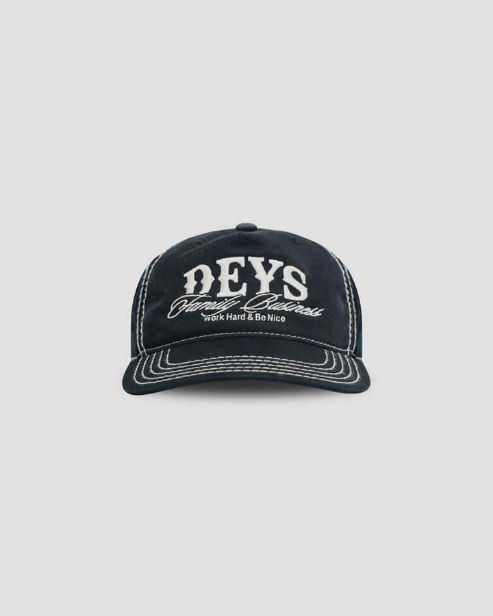 Hancock Dad Cap - Washed Black