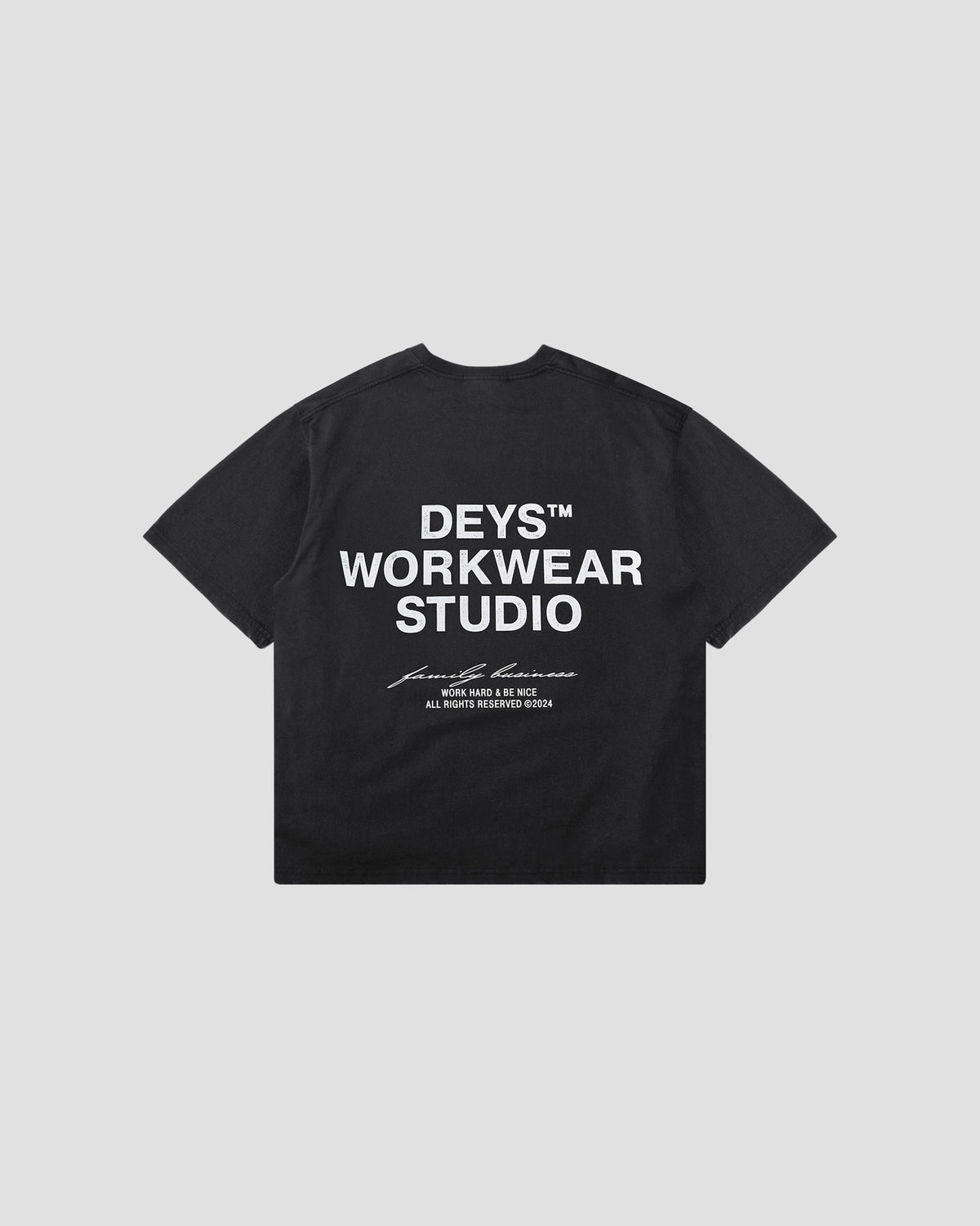 Hillside Tee - Washed Black — view 5