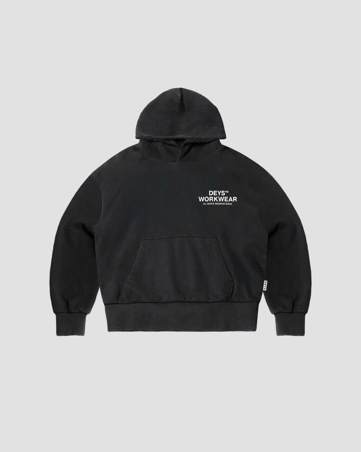 Hillside Hoodie - Washed Black — view 2