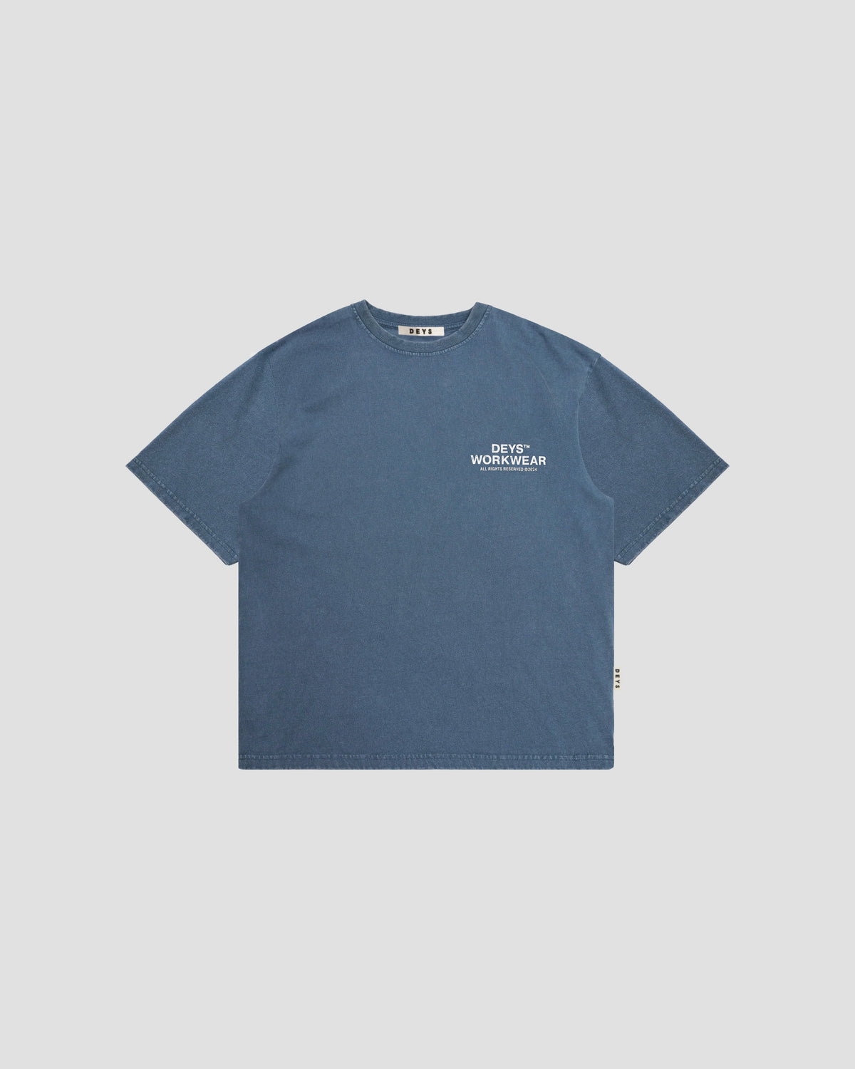 Hillside Tee - Washed Blue — view 2