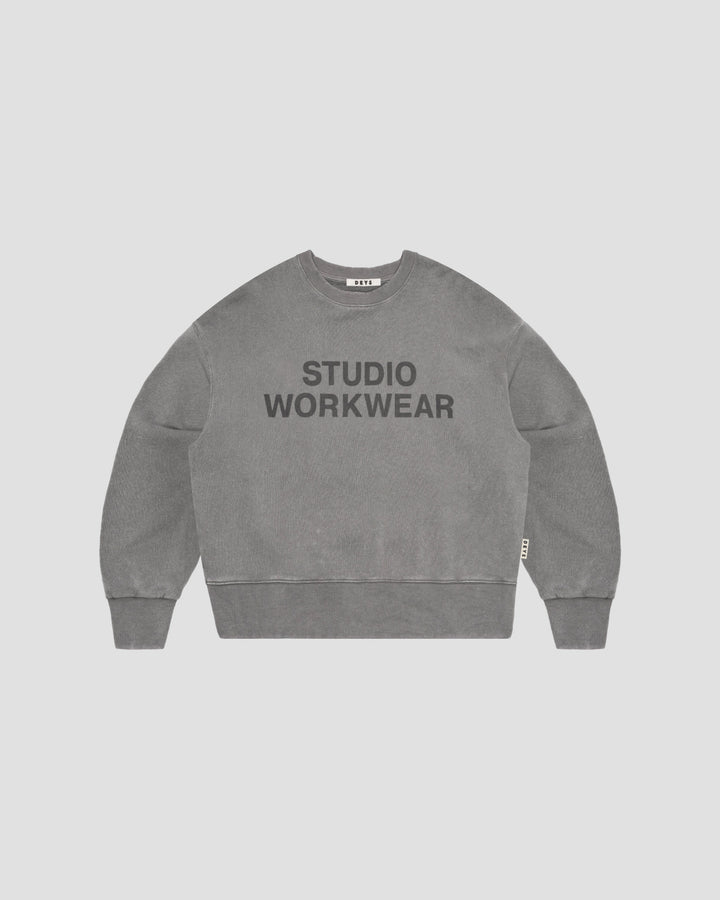 Lawndale Crewneck - Washed Grey