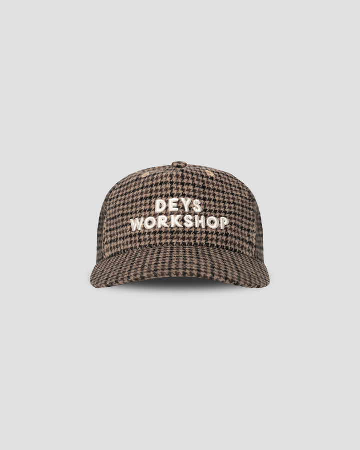 Malloy Dad Cap - Brown Check