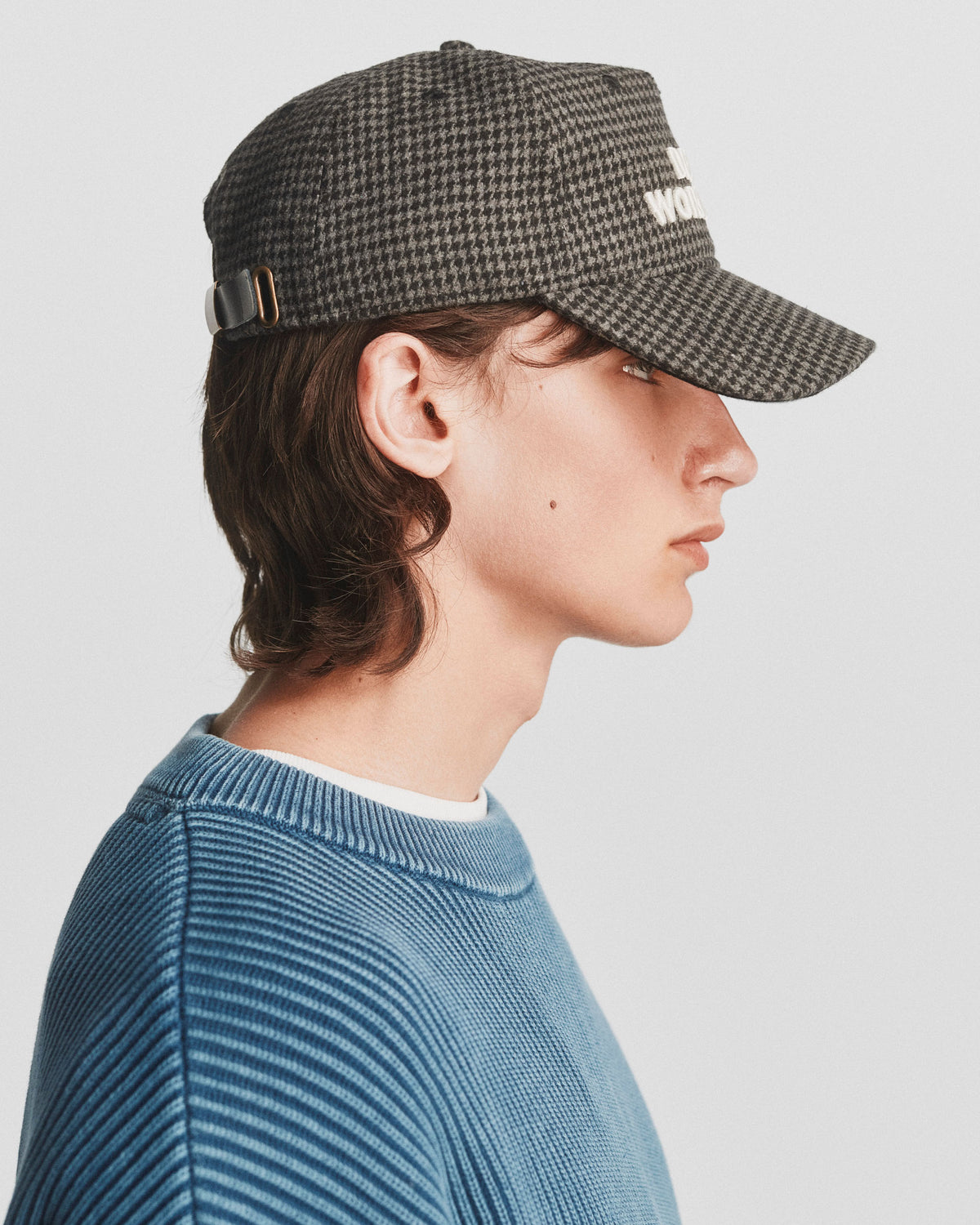 Malloy Dad Cap - Charcoal Check — view 4