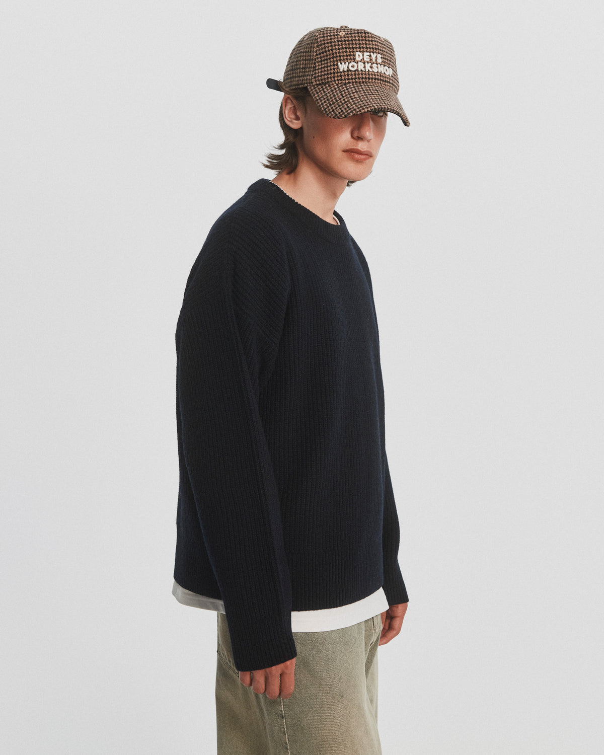 Montebello Wool Crewneck - Black — view 4