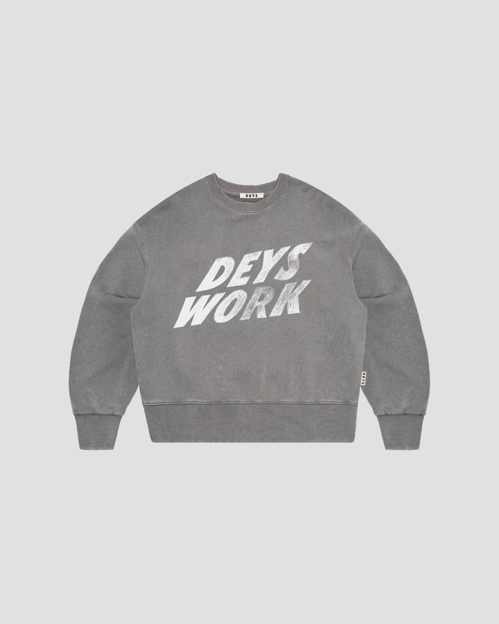 Moreno Crewneck - Washed Grey