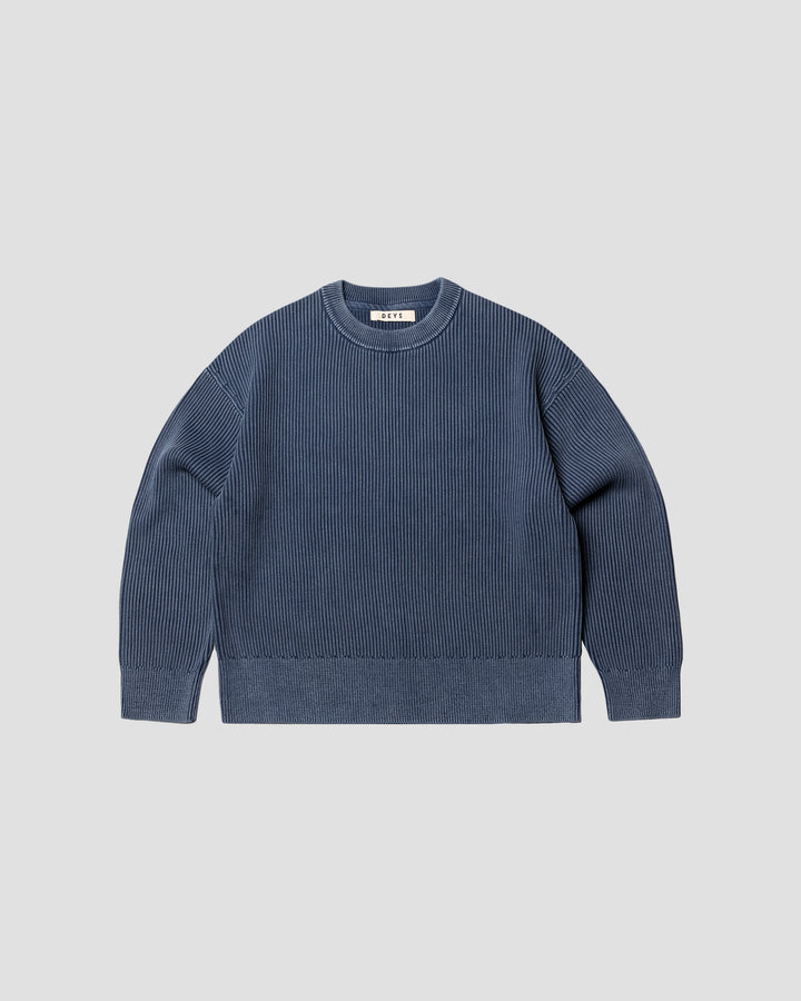 Pasadena Crewneck - Washed Blue