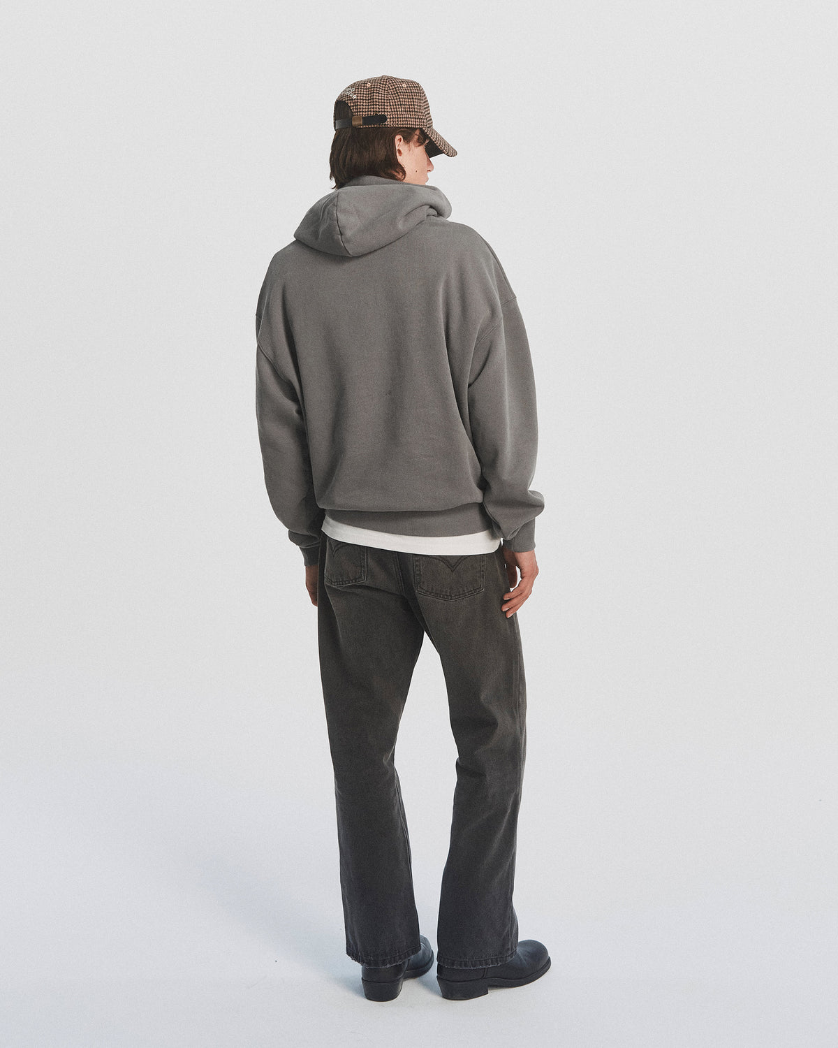 Pomona Hoodie - Washed Grey — view 3