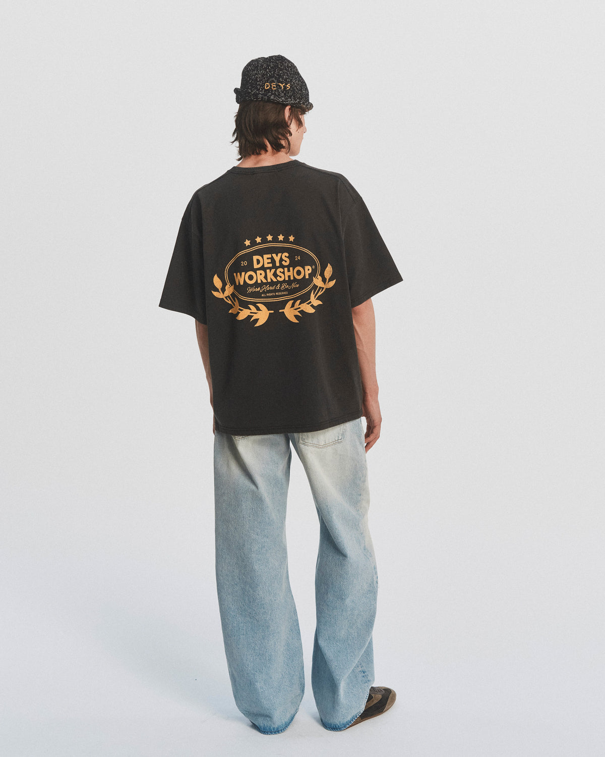 Ventura Tee - Washed Black — view 3