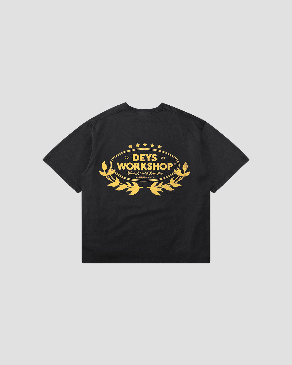 Ventura Tee - Washed Black — view 5