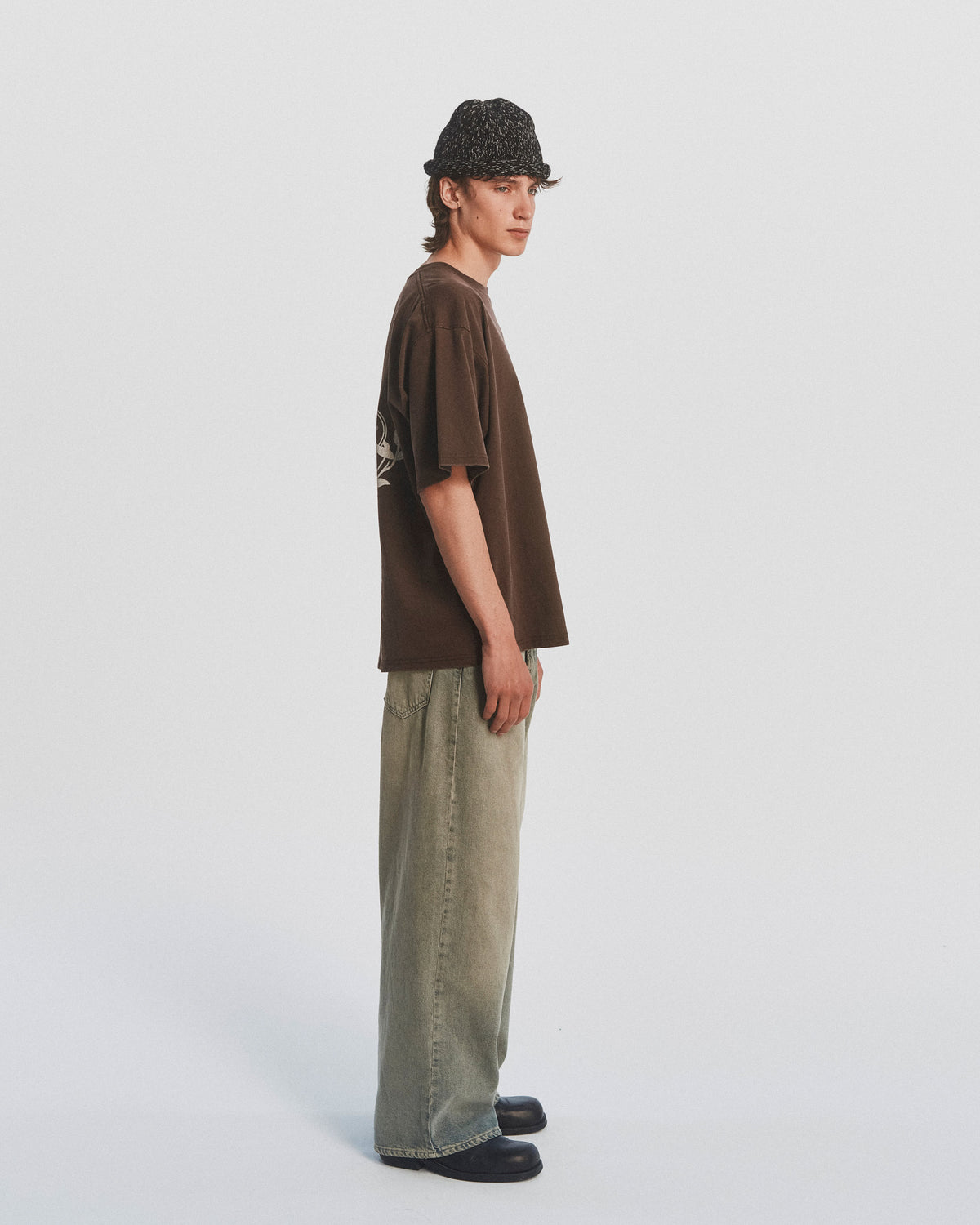 Ventura Tee - Washed Brown — view 4
